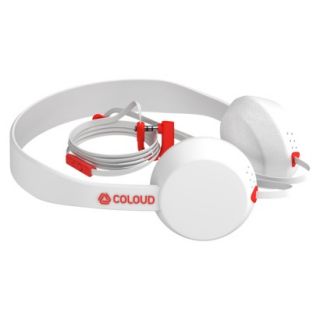 Coloud Knock Blocks Headphones   White/Red (8104801)
