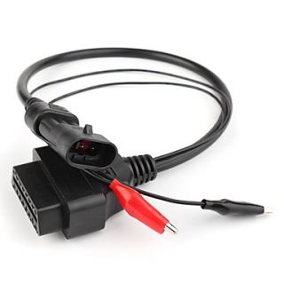 3 Pin to 16 Pin OBD 2 Diagnostic Cable for Fiat