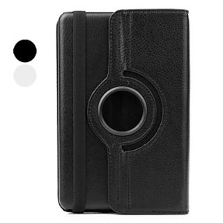 360º Rotating Protective PU Leather Case and Stand for Kindle Fire (Assorted Colors)