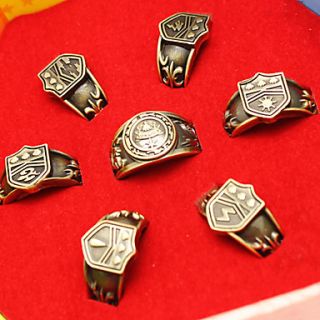 Cosplay Badge Rings Set Inspired by Reborn Vongola Family