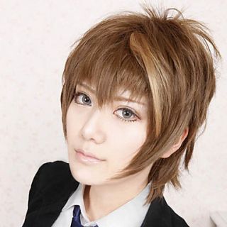Cosplay Wig Inspired by Guilty Crown Ouma Shu Brown