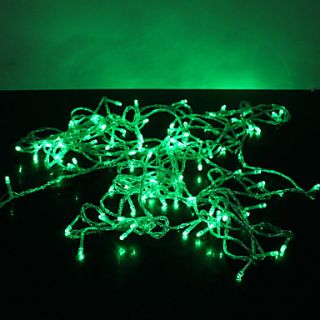 10M 100 LED Green Light 8 Sparking Modes Christmas String Fairy Lamp (220V)