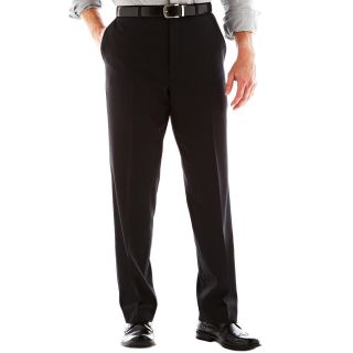 CLAIBORNE Micro Fiber Pant, Black, Mens