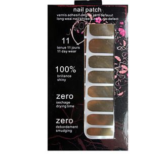 Full Cover Classical Golden Nail Stickers