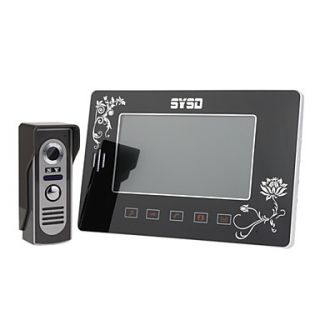 Fashion 7 Inch Color Monitor Video Door with Touch Button And Outdoor Camera
