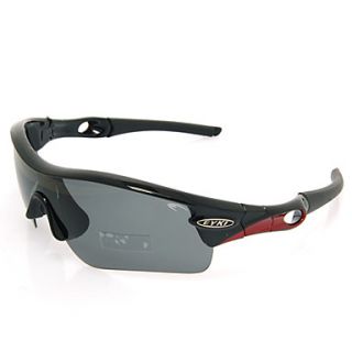 EYKI Sport Glasses Cycling Glasses Eyewear with 5 Pcs UV400 Filtering and One Piece Lens (4 Color Available)