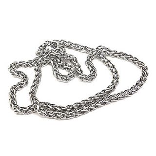 Long Polycyclic MenS Titanium Steel Necklace