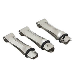 Stainless Steel Closed Scallop Serrated Crimper (3 Pack)