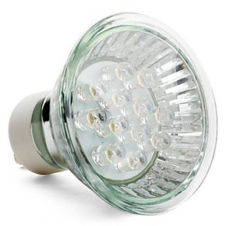 GU10 12 LED 60LM 0.8 1W 2800 3500K Warm White Spot Bulbs (220 240V)