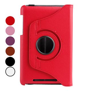 360 Degree Rotating 7 Case with Stand for Google Nexus 7 Android Tablet (Assorted Colors)