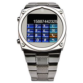 TW818 1.6 Inch of Ultra thin All Steel Belt Camera  Watch JAVA Mobile Phone
