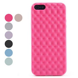 Salient Point Design TPU Soft Case for iPhone 5/5S (Assorted Colors)
