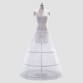 Polyester Full Gown Full Length Wedding Slip Style/Petticoat