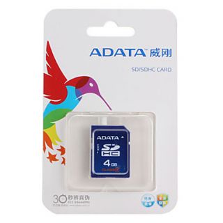 4GB ADATA Class 4 SD/TF SD SDHC Memory Card