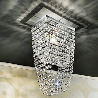 60W Luxuriant Flush Mount Light with Crystal Beads