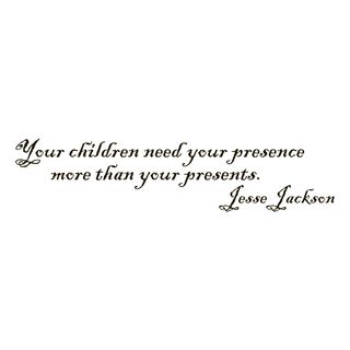 Quote Your Children Need Jesse Jackson Vinyl Wall Art Decal (BlackEasy to apply, instructions includedDimensions 22 inches wide x 35 inches long )