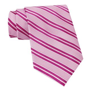 Stafford Dapper Stripe Tie, Pink, Mens