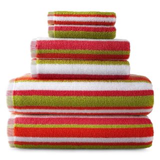 JCP Home Collection  Home Striped Bath Towels, Orange