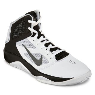 Nike Dual Fusion II Grade School Boys Basketball Shoes, White, Boys