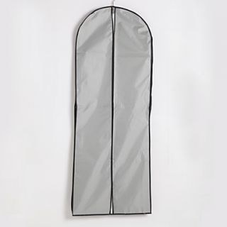 Two Layers Waterproof Cotton / Tulle Center Zip Gown Length Garment Bag