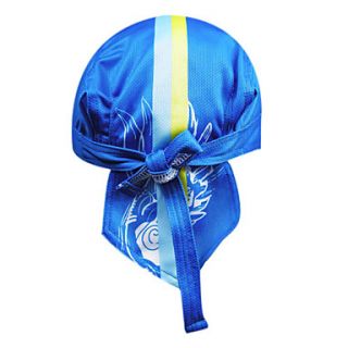 KOOPLUS Mens 100% Polyester Cycling Headscarf (Light Blue)
