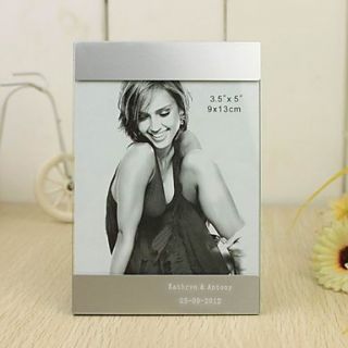 Personalized Silver Aluminum Photo Frame