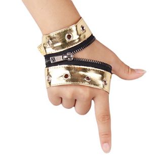 PU Fingerless Wrist Length Activity / Sports Gloves With Zipper (More Colors)