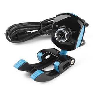 4 LED 5.0 Megapixels USB 2.0 Clip on PC Camera Webcam with Microphone