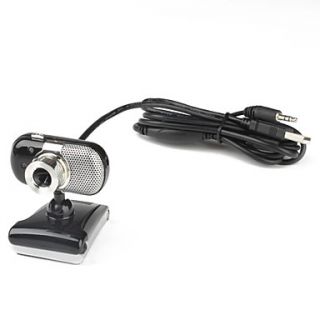 3 LED Classic Desktop 5.0 Megapixels USB 2.0 Clip on PC Camera Webcam with Microphone