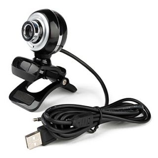 The Littles Desktop 5.0 Megapixels USB 2.0 Clip on PC Camera Webcam with Microphone