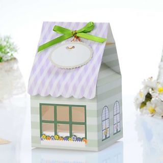 Lovely House Shaped Cake Box (Set of 12)