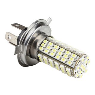 H4 7.14W 1210 SMD 102 LED White Light Bulb for Car Lamps (DC 12V)