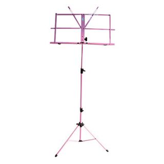 NG   (MS PK) Pink Folding Portable Music Stand with Bag