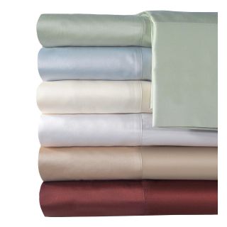 American Heritage 500tc Set of 2 Egyptian Cotton Sateen Pillowcases, White