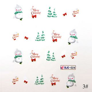 Christmas Series 3D Nail Sticker