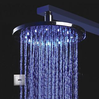 LED Chrome Automatic Cold Touchless Sensor Shower Faucet