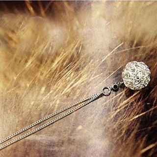Womens Lovely Ball Necklace