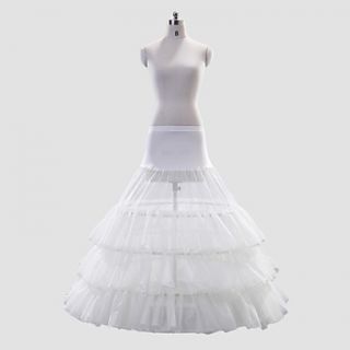 Polyester A Line/Full Gown 2 Tier Full Length Wedding Slip Style/Petticoat