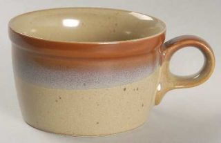 Mikasa Country Cabin Flat Cup, Fine China Dinnerware   PotterS Art,Orange & Bro