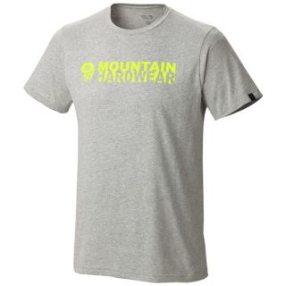 Mountain Hardwear MHW Logo II T Shirt   Short Sleeve (For Men)   HEATHER GREY (XL )