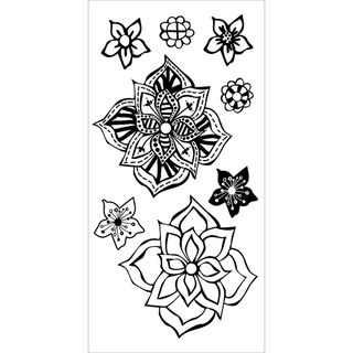 Balzer Designs Clear Stamps 4x8 Sheet flowers