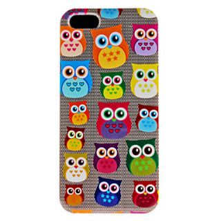Cute Owl Pattern Hard Case for iPhone 5/5S