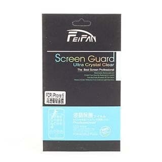 Silver Diamond Screen Protector with Cleaning Cloth for iPhone 5