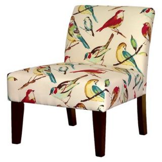 Skyline Armless Upholstered Chair Avington Armless Slipper Chair   Birds