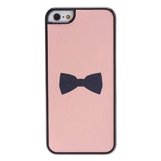 Bowknot Pattern Hard Case for iPhone 5/5S