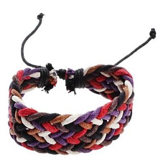 Multicolor Weave Cord Bracelet