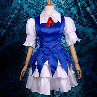 Cosplay Costume Inspired by Touhou Project The Embodiment of Scarlet Devil Cirno Deluxe Satin