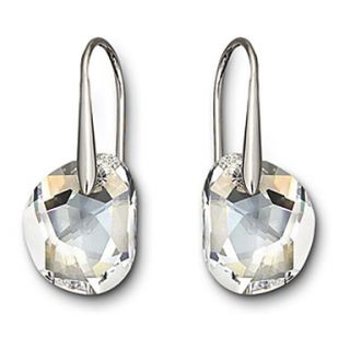 Womens Crystal Teardrop Earrings