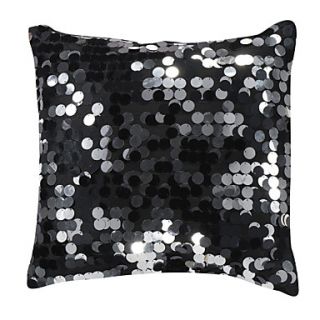 Modern Round Bling Paillette Decorative Pillow Cover