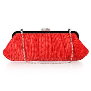 Charming Satin with Crystal Evening Handbag/Clutches(More Colors)